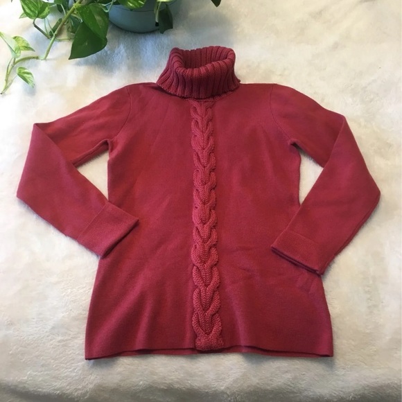 Michael Kors Red Turtleneck